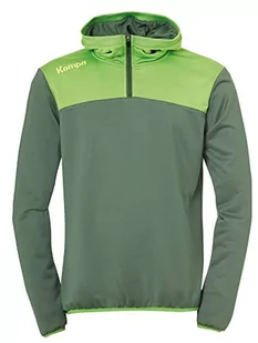 Kempa męska bluza z kapturem Emotion 2.0 Quarter Zip Hoodie zielony Dragon Grün/Hope Grün L - Bluzy męskie - miniaturka - grafika 1