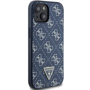 Etui Guess GUHCP15MPG4GPB Apple iPhone 15 Plus / 14 Plus hardcase 4G Triangle Metal Logo niebieski/blue - Etui i futerały do telefonów - miniaturka - grafika 5