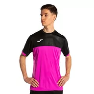 Koszulki męskie - Joma koszulka męska montreal, Neonowy różowy, czarny, XS - miniaturka - grafika 1