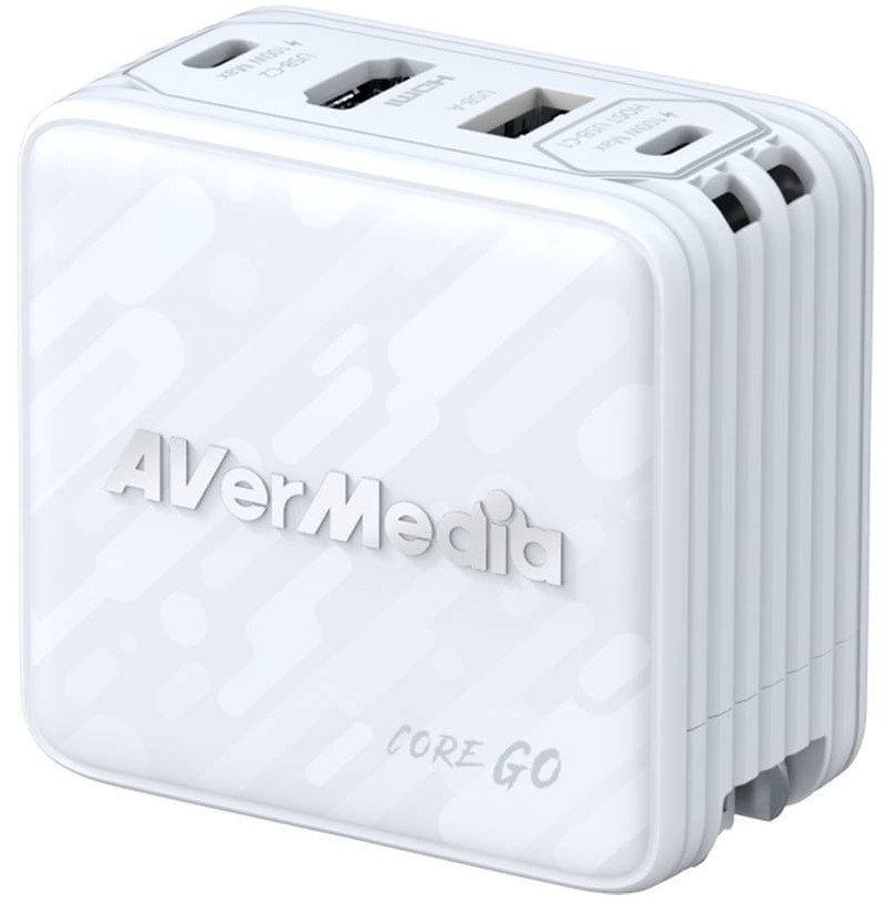 AVerMedia Ladedock, Core GO GC313 White, 100W GaN, HDMI 40AAGC313AWP