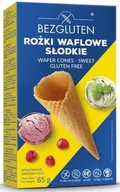 Dodatki do ciast w proszku - Rożki Waflowe do Lodów Słodkie bezglutenowe 6 sztuk 85g - Bezgluten - miniaturka - grafika 1