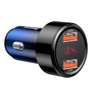 Baseus Baseus Magic Series Dual QC - ładowarka samochodowa Quick Charge 3.0 2x USB 45W 6A niebieski (CCMLC20A-03) hurtel-50576-0 - Ładowarki samochodowe - miniaturka - grafika 24