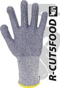 Rękawice robocze - Reis R-CUT5FOOD - Rękawice ochronne wykonane z przędzy HDPE - 8,9,10. - miniaturka - grafika 1