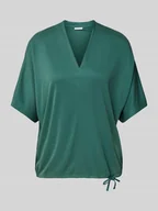 Koszulki i topy damskie - T-shirt o kroju relaxed fit z rękawami nietoperzami - miniaturka - grafika 1