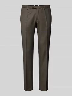 Spodnie męskie - Spodnie do garnituru z mieszanki wiskozy model ‘Pascal’ - grafika 1