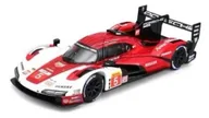 Samochody i pojazdy dla dzieci - Racing Porsche 963 #5 White/Red 1:24 BBURAGO - miniaturka - grafika 1