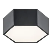 Lampy sufitowe - Argon Plafon LAMPA sufitowa ARIZONA 3824 geometryczna OPRAWA ścienna LED 10W kinkiet heksagon czarny 3824 - miniaturka - grafika 1