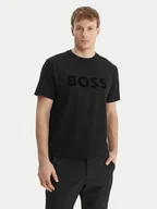 Koszulki męskie - BOSS T-Shirt TS_Iconic Logo 50553636 Czarny Regular Fit - miniaturka - grafika 1