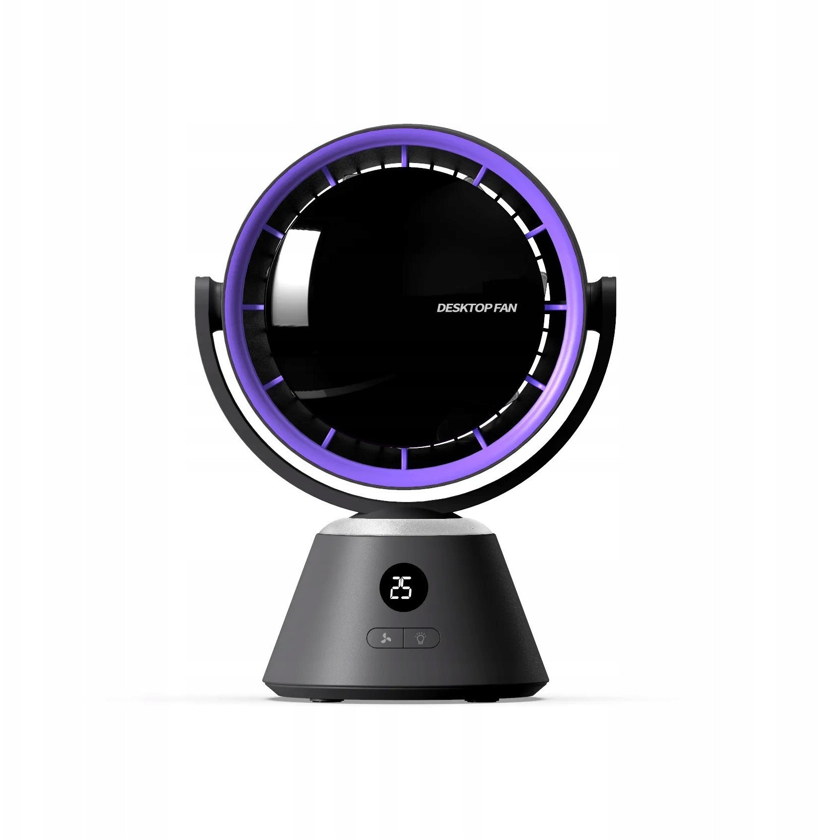 Wentylator / wiatrak biurkowy HX-121B ciemny szary