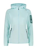 Kurtki damskie - CMP Kurtka polarowa w kolorze turkusowym - miniaturka - grafika 1