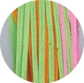 Dekoratorstwo - Druciki pluszowe, pastelowe, różnokolorowe - miniaturka - grafika 1