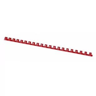 Grzbiety OFFICE PRODUCTS do bindowania A4 10mm czerwone 100szt. - Grzbiety do bindownic - miniaturka - grafika 1