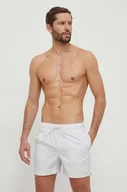 Stroje kąpielowe - Calvin Klein szorty kąpielowe kolor beżowy - miniaturka - grafika 1