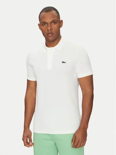Lacoste Polo DH5522 Biały Regular Fit - Koszulki męskie - miniaturka - grafika 1