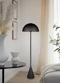 Lampy stojące - Trio ALFIE 465000132 minimalistyczna czarna lampa stojąca 1xE27 kształt grzyba - miniaturka - grafika 1