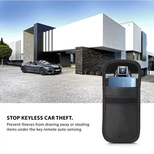 KLATKA FARADAYA Tech-Protect V1 KEYLESS RFID SIGNAL BLOCKER CASE CROSS BLACK - Etui i futerały do telefonów - miniaturka - grafika 7