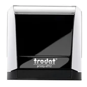 Pieczątki - Pieczątka TRODAT 4912 biała, poduszka czarna, 47x18mm, 1 szt. - miniaturka - grafika 1