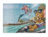 Puzzle - PUZZLE TOM I JERRY KOT MYSZKA BAJKA A3 252 el z Nadrukiem + IMIĘ #82 - miniaturka - grafika 1