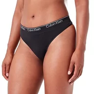 Majtki damskie - Calvin Klein Stringi damskie, Czarny, XXL - miniaturka - grafika 1