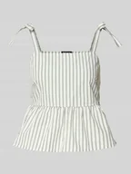 Bluzki damskie - Top na ramiączkach o kroju regular fit z czystej bawełny model ‘TAELYN’ - miniaturka - grafika 1