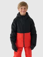 Kurtki i płaszcze dla chłopców - 4F Kurtka narciarska membrana 5000 chłopięca - czerwona 122 (6-7 lat) - miniaturka - grafika 1