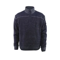 Odzież robocza - BLUZA Z DZIANINY Z KRÓTKIM ZAMKIEM BŁYSKAWICZNYM MASCOT FRONTLINE NAXOS 50354-835; SZARONIEBIESKI - miniaturka - grafika 1