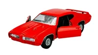 Samochody i pojazdy dla dzieci - WELLY 1969 PONTIAC GTO POMARAŃCZOWY 1:34 43714 - miniaturka - grafika 1