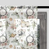 Firany - Firana świąteczna WINTER wzór BN43 | magiczny czas 140 x 230 cm - miniaturka - grafika 1