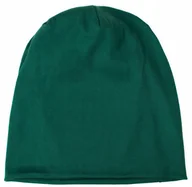 Czapki damskie - Przejściowa luźna CZAPKA beanie klasyk bawełna cz21292-3 - miniaturka - grafika 1