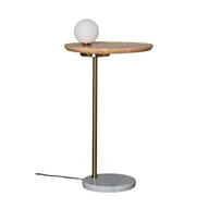 Lampy stojące - Niska lampa podłogowa ze stolikiem ABR-SLMEBLO-G9 z serii MEBLO - miniaturka - grafika 1