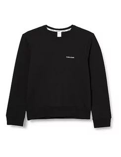 Swetry damskie - Calvin Klein Sweter damski L/S, Czarny, XL - grafika 1