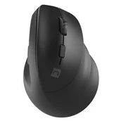 Myszki - NATEC MYSZ WERTYKALNA CRAKE 2 BEZPRZEWODOWA BLUETOOTH 5.0+2.4GHZ 2400DPI CZARNA NMY-2048 - miniaturka - grafika 1