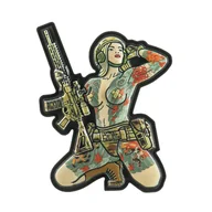 Odzież taktyczna i umundurowanie - M-Tac - Naszywka Tactical Girl №1 Yakuza - PVC - Pełny kolor - 51116101 - miniaturka - grafika 1