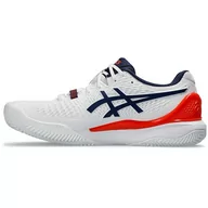 Trampki męskie - ASICS Gel-Resolution 9 Clay, Męskie trampki, 45 EU, Biały niebieski Expanse, 45 EU - miniaturka - grafika 1