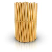 Słomki do napojów - BAMBAW BAMBAW, Ekologiczne słomki bambusoweo wraz ze szc - miniaturka - grafika 1