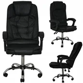 Fotele gamingowe - Fotel Gamingowy Obrotowy Czarny Daming - miniaturka - grafika 1