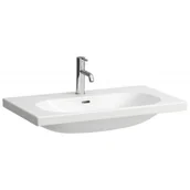 Umywalki - Laufen Lua umywalka 80x46 cm ścienna prostokątna biała H8100874001091 - miniaturka - grafika 1