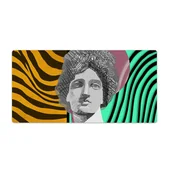 Podkładki na biurko - Ozdobna mata na biurko Nowoczesna rzeźba 120x60 cm - miniaturka - grafika 1