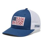 Czapki damskie - Columbia Unisex PFG Fischflagge Mesh Ballkappe – czapka Hoch Cap - miniaturka - grafika 1