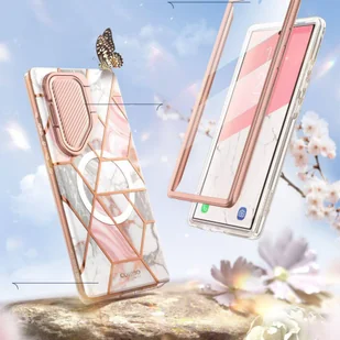 Oryginalne Etui SAMSUNG GALAXY S24 ULTRA Supcase Cosmo Marble wzór - Etui i futerały do telefonów - miniaturka - grafika 6