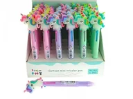 Długopisy - Długopis wielokolorowy z jednorożcem (36szt) - miniaturka - grafika 1