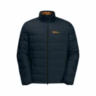 Kurtki męskie - Męska kurtka puchowa Jack Wolfskin ATHER DOWN JKT M midnight sky - XL - miniaturka - grafika 1