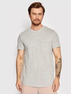 Koszulki męskie - Selected Homme T-Shirt Rockford 16083432 Szary Regular Fit - grafika 1
