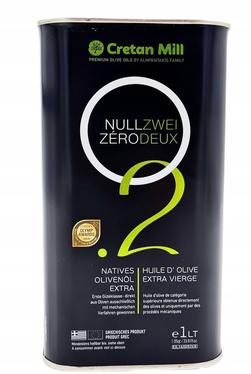 OLIWA Z OLIWEK EXTRA VIRGIN CRETAN MILL 5000 ML WYSOKIEJ JAKOŚCI