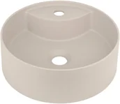 Umywalki - Deante Umywalka granitowa nablatowa Silia beż CQS_5U4B - miniaturka - grafika 1