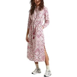 Sukienka damska Pepe Jeans Paz koszulowa biała wzorzysta -S - Sukienki Sukienka damska Pepe Jeans Paz koszulowa biała wzorzysta -S - Sukienki - miniaturka - grafika 1