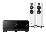 Zestawy stereo - Yamaha RX-A4A (czarny) + Solano FS 287 (biały) - miniaturka - grafika 1