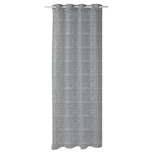 Zasłona Blueberry szara 140 x 260 cm na przelotkach - Zasłony - miniaturka - grafika 1