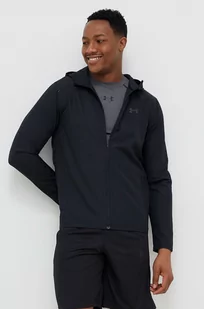 Under Armour kurtka do biegania Storm kolor czarny - Kurtki i kamizelki sportowe męskie - miniaturka - grafika 1