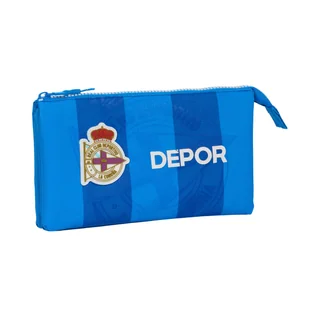 Piórnik Potrójny R. C. Deportivo de La Coruña Niebieski 22 x 12 x 3 cm - Piórniki Piórnik Potrójny R. C. Deportivo de La Coruña Niebieski 22 x 12 x 3 cm - Piórniki - miniaturka - grafika 1